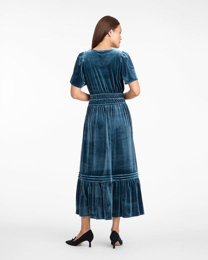 Hollie Midi Dress in Evergreen Evergreen - Draper James