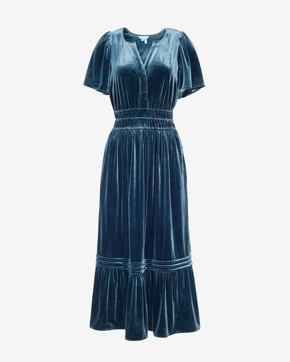 Hollie Midi Dress in Evergreen Evergreen - Draper James