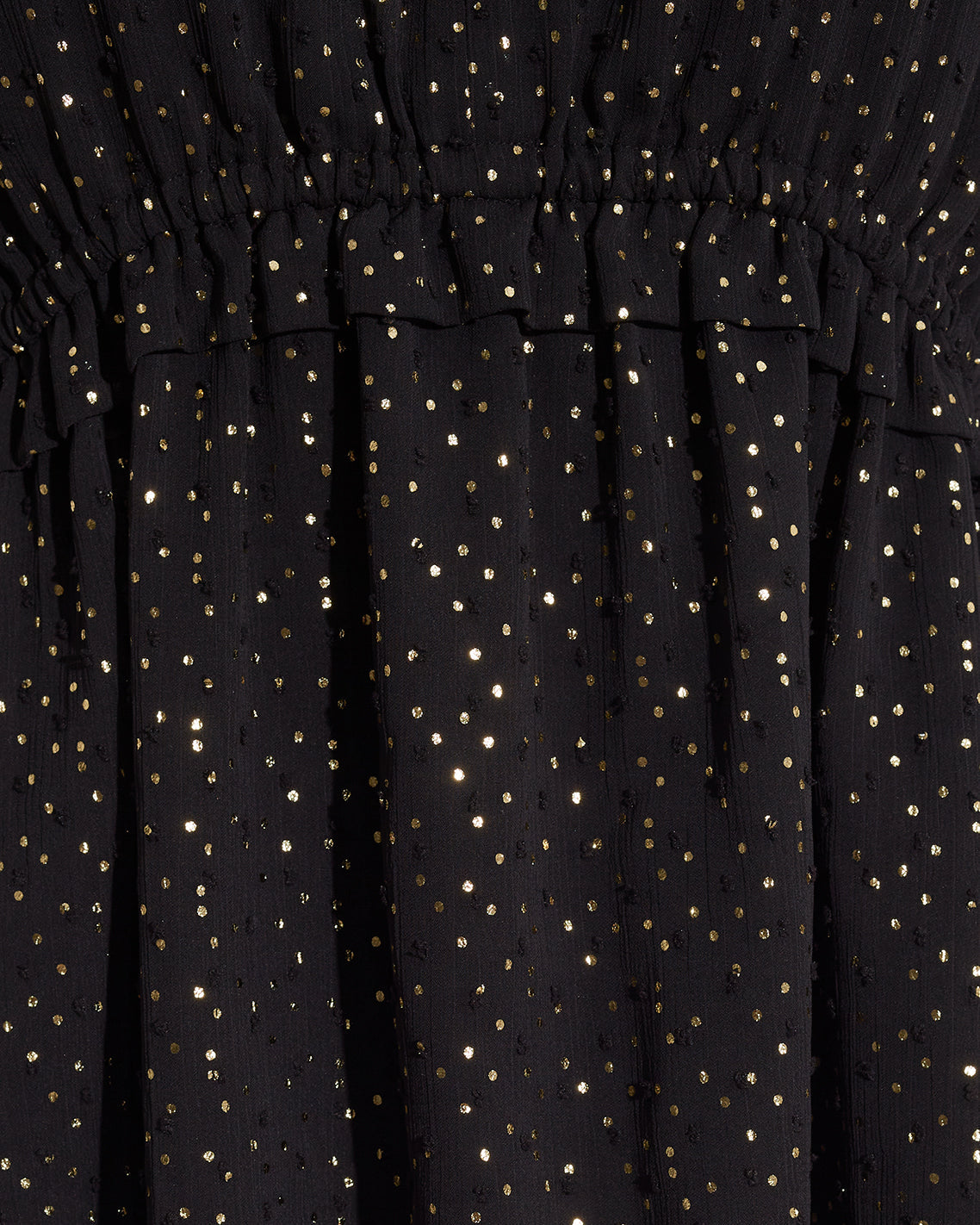 Leah Long-Sleeve Mini Dress in Foil Dot Foil Dot - Draper James