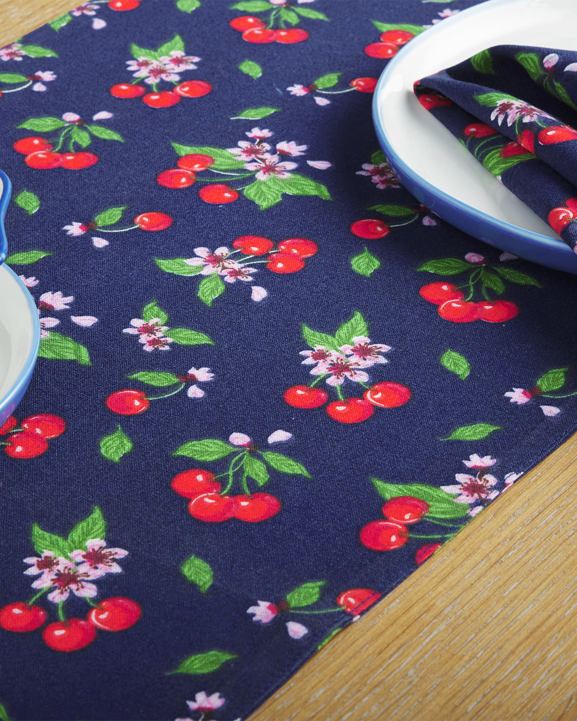 Cherry Blossom Reversible Table Runner Multicolor - Draper James