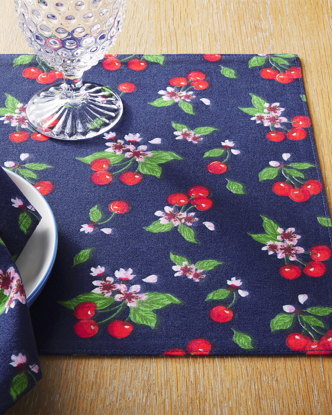 Cherry Blossom Reversible Placemat Set Multicolor - Draper James