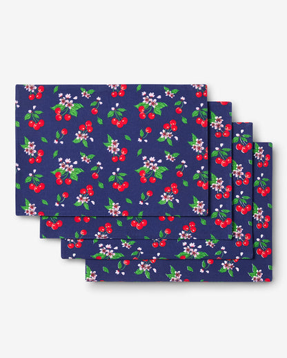 Cherry Blossom Reversible Placemat Set Multicolor - Draper James