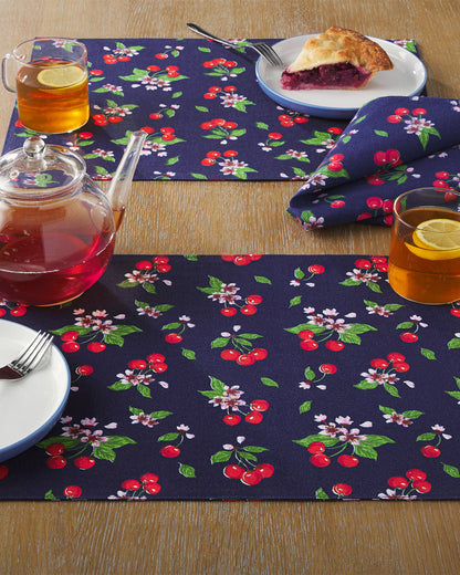 Cherry Blossom Reversible Placemat Set Multicolor - Draper James