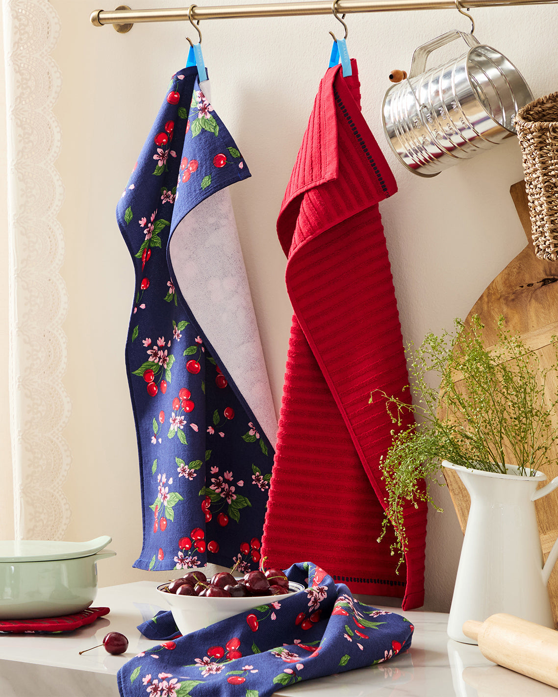 Cherry Blossom Kitchen Towel Set Multicolor - Draper James