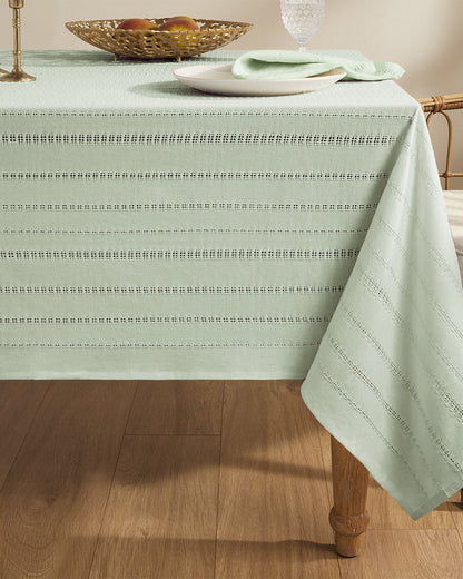 Woven Tablecloth in Sage Green 60x120 Green - Draper James