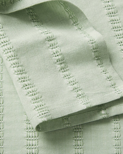 Woven Tablecloth in Sage Green 60x120 Green - Draper James