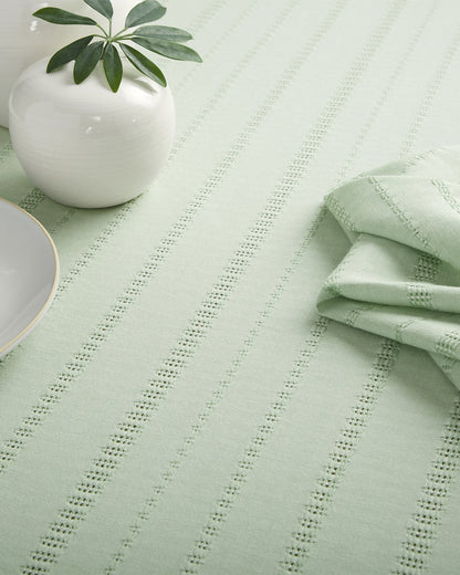 Woven Tablecloth in Sage Green 60x84 Green - Draper James