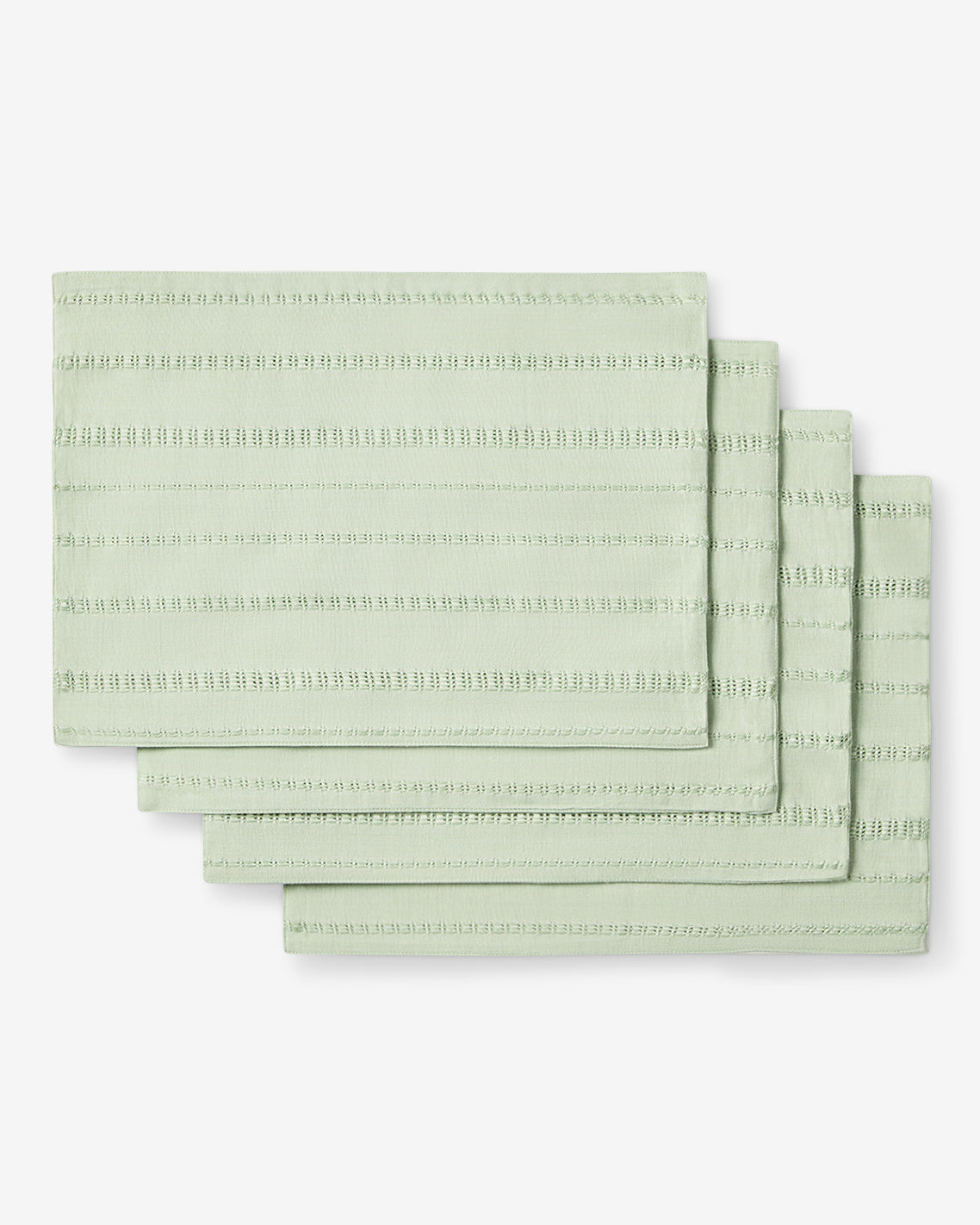 Woven Placemat Set in Sage Green Green - Draper James