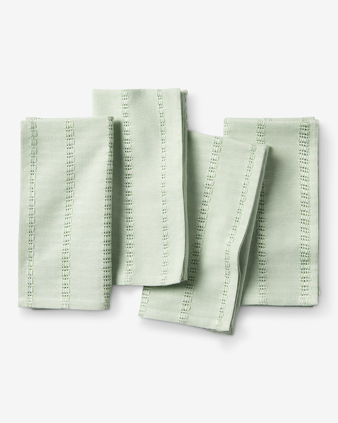 Woven Napkin Set in Sage Green Green - Draper James