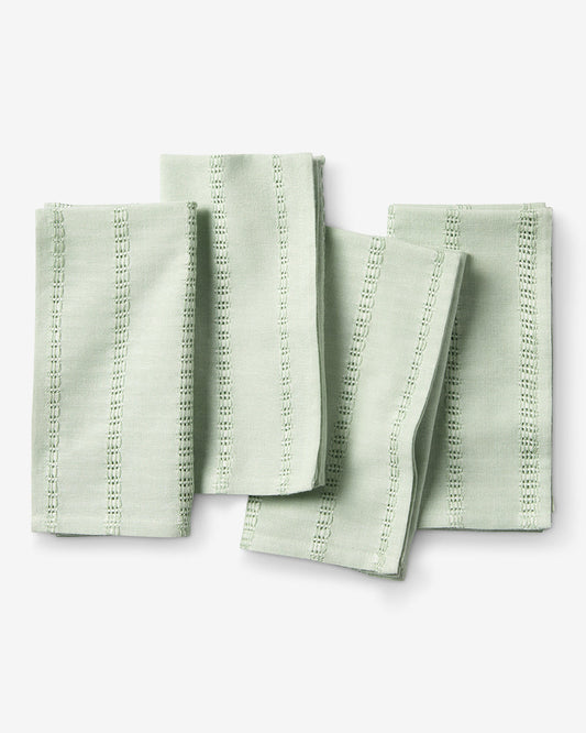 Woven Napkin Set in Sage Green Green - Draper James