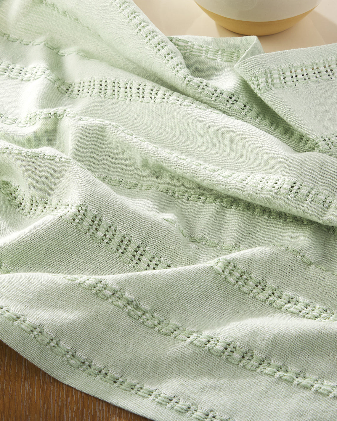 Woven Napkin Set in Sage Green Green - Draper James
