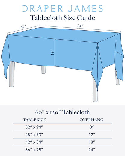 Woven Tablecloth in Natural 60x120 Natural - Draper James