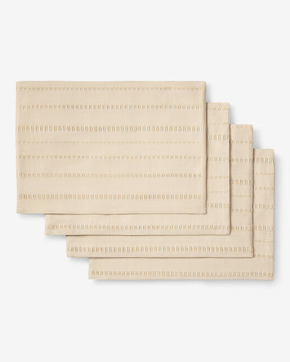 Woven Placemat Set in Natural Natural - Draper James