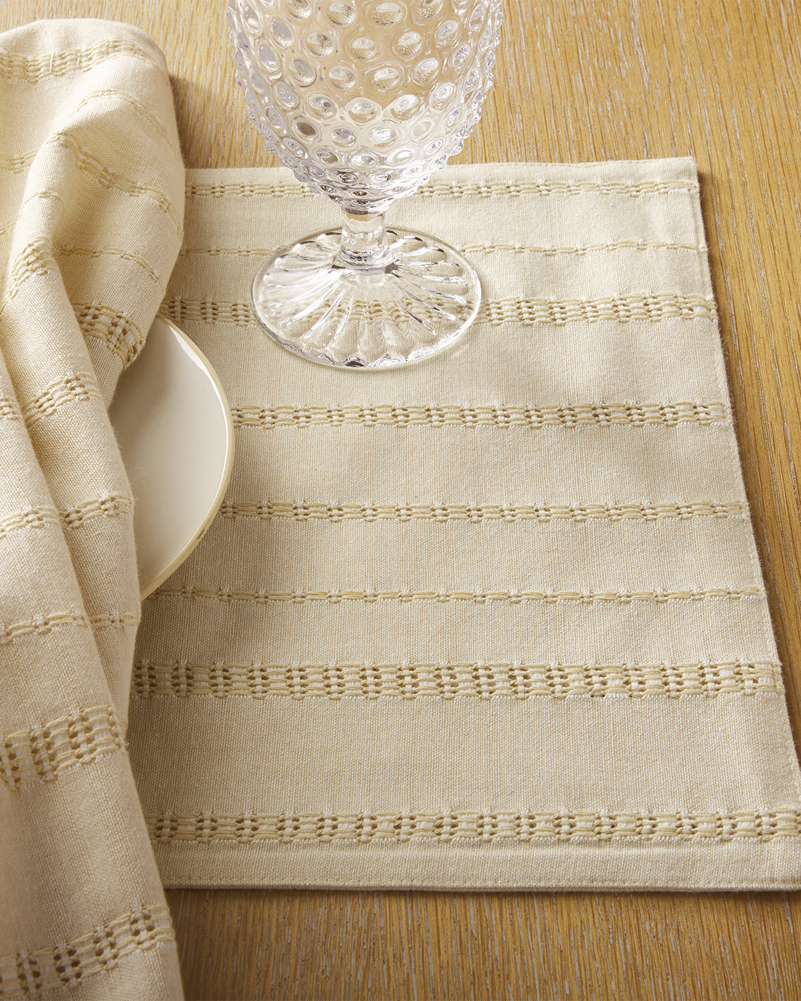 Woven Placemat Set in Natural Natural - Draper James