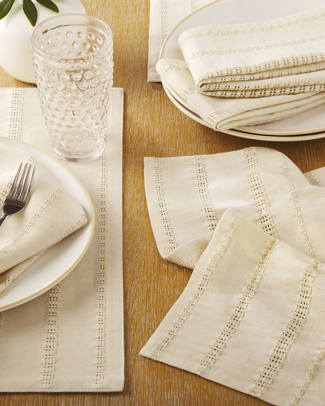 Woven Napkin Set in Natural Natural - Draper James