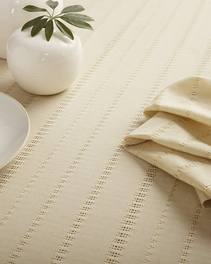 Woven Tablecloth in Natural 60x84 Natural - Draper James
