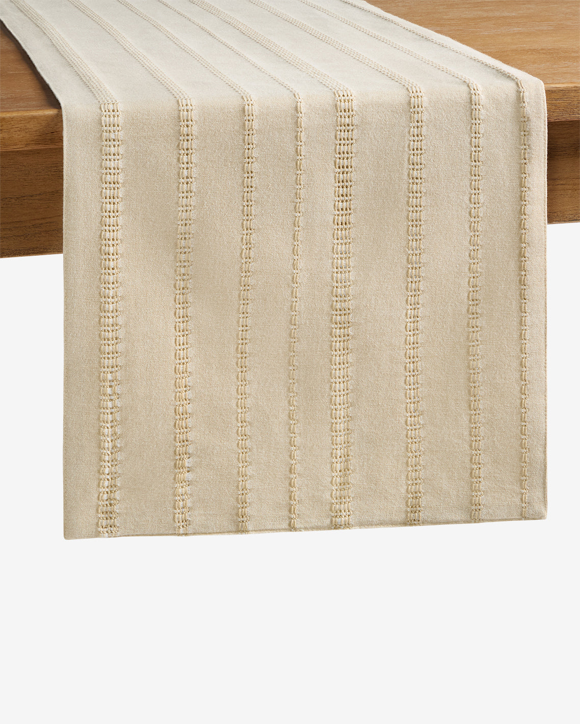 Woven Table Runner in Natural Natural - Draper James