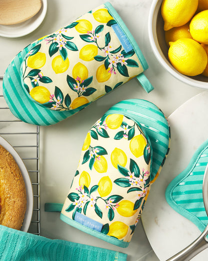 Lemon Blossom Silicone Mini Mitt Set Multicolor - Draper James