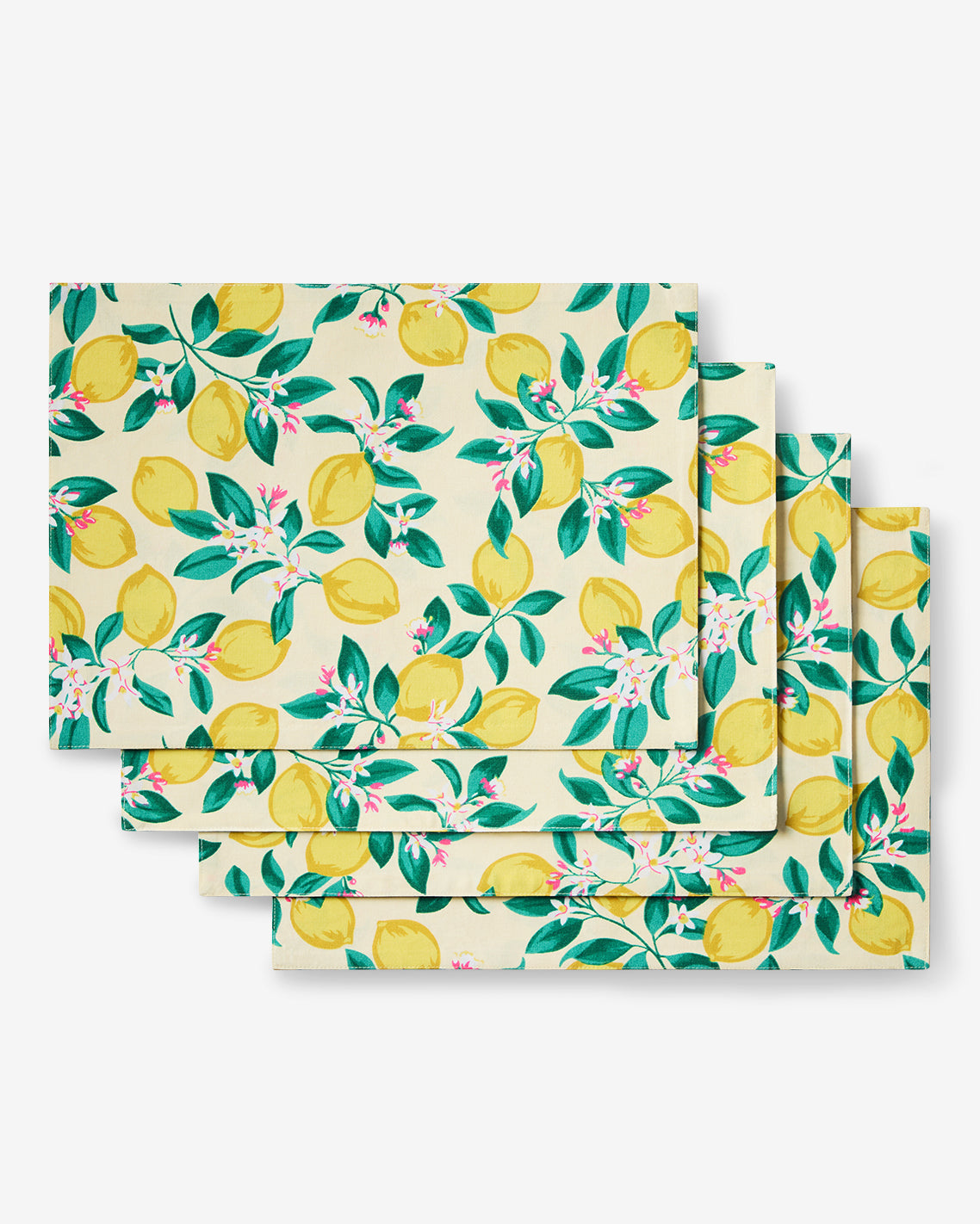Lemon Blossom Reversible Placemat Set Multicolor - Draper James