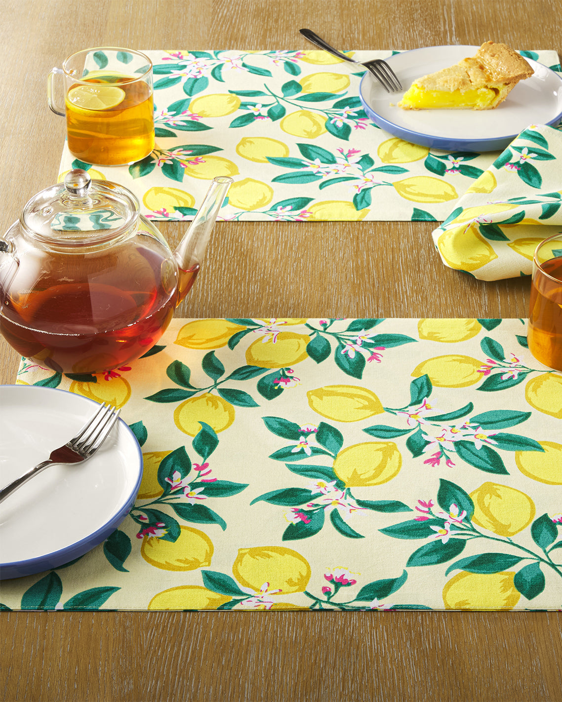 Lemon Blossom Reversible Placemat Set Multicolor - Draper James