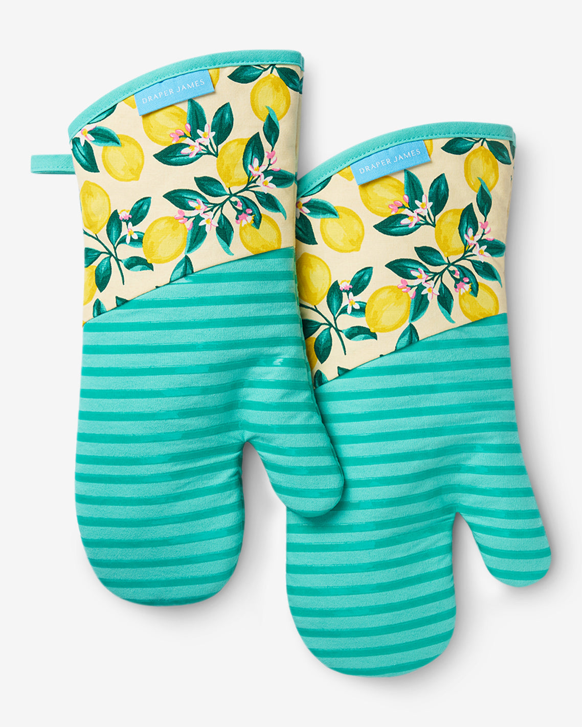 Lemon Blossom Silicone Oven Mitt Set Multicolor - Draper James