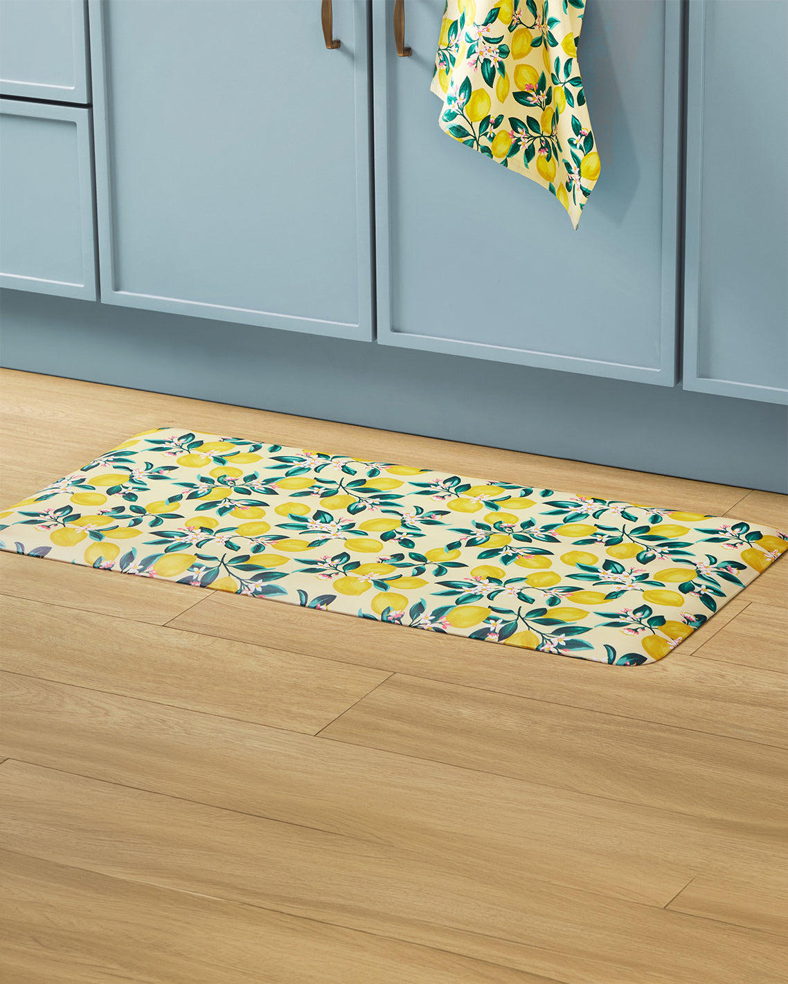 Lemon Blossom Kitchen Mat Multicolor - Draper James