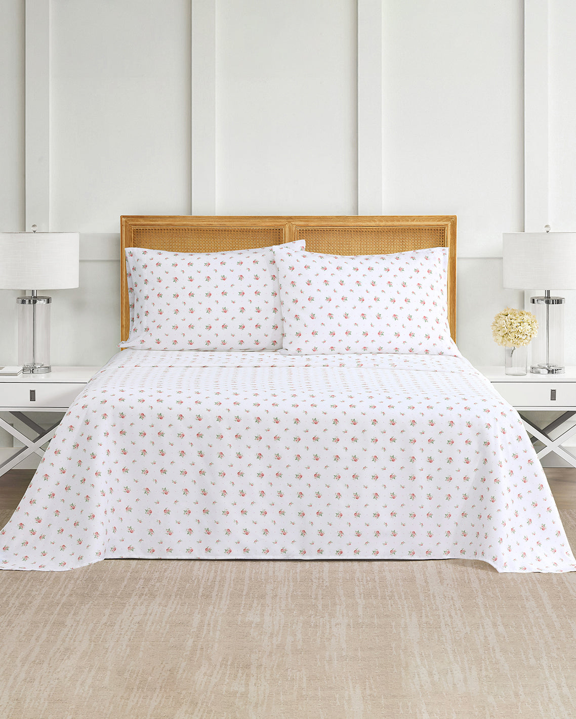 Ceraphina Floral Pink Sheet Set Pink Multi - Draper James