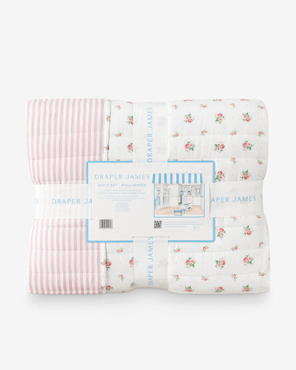 Ceraphina Floral Pink Quilt Set Pink Multi - Draper James