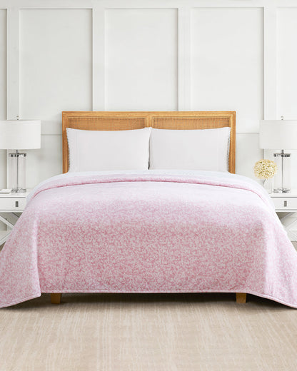Chalk Pink Velvetloft Blanket Pink Multi - Draper James