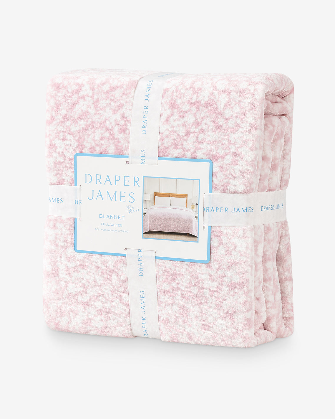 Chalk Pink Velvetloft Blanket Pink Multi - Draper James