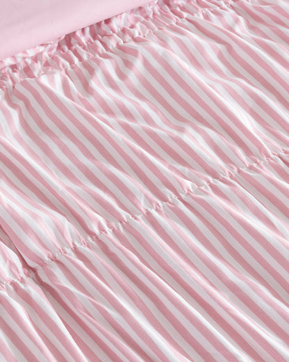 Kara Pinstripe Pink Comforter Set Pink Multi - Draper James