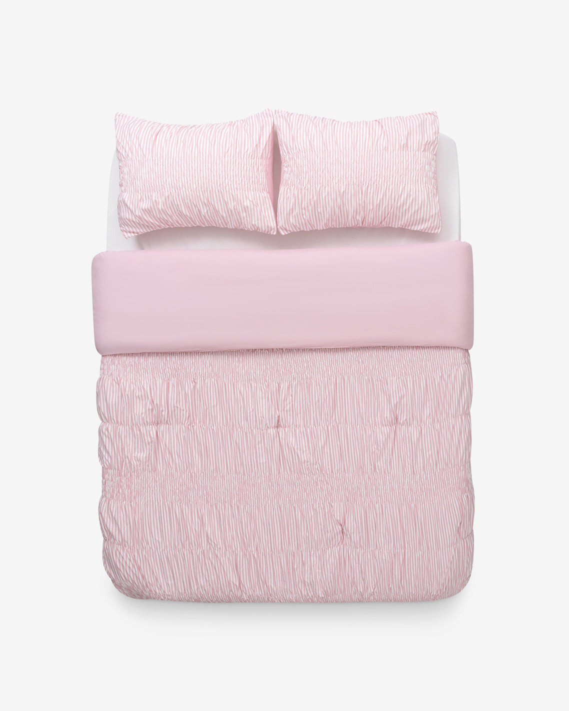 Kara Pinstripe Pink Comforter Set Pink Multi - Draper James