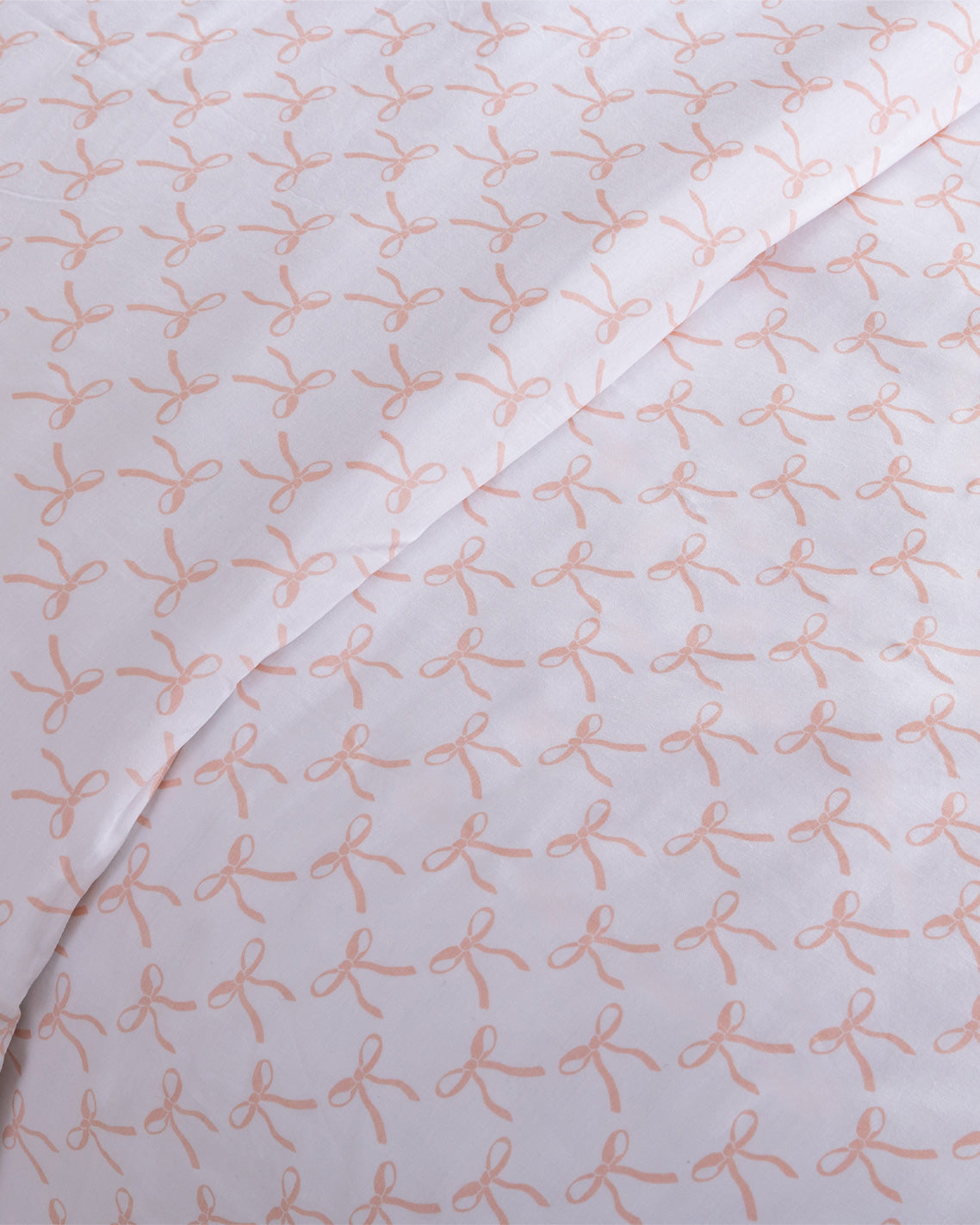 Jamie Bow Cotton Percale Duvet Set Pink - Draper James