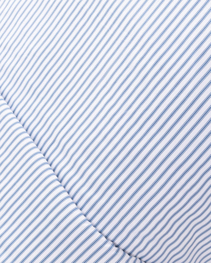 Amy Stripe Cotton Percale Duvet Set Blue Multi - Draper James