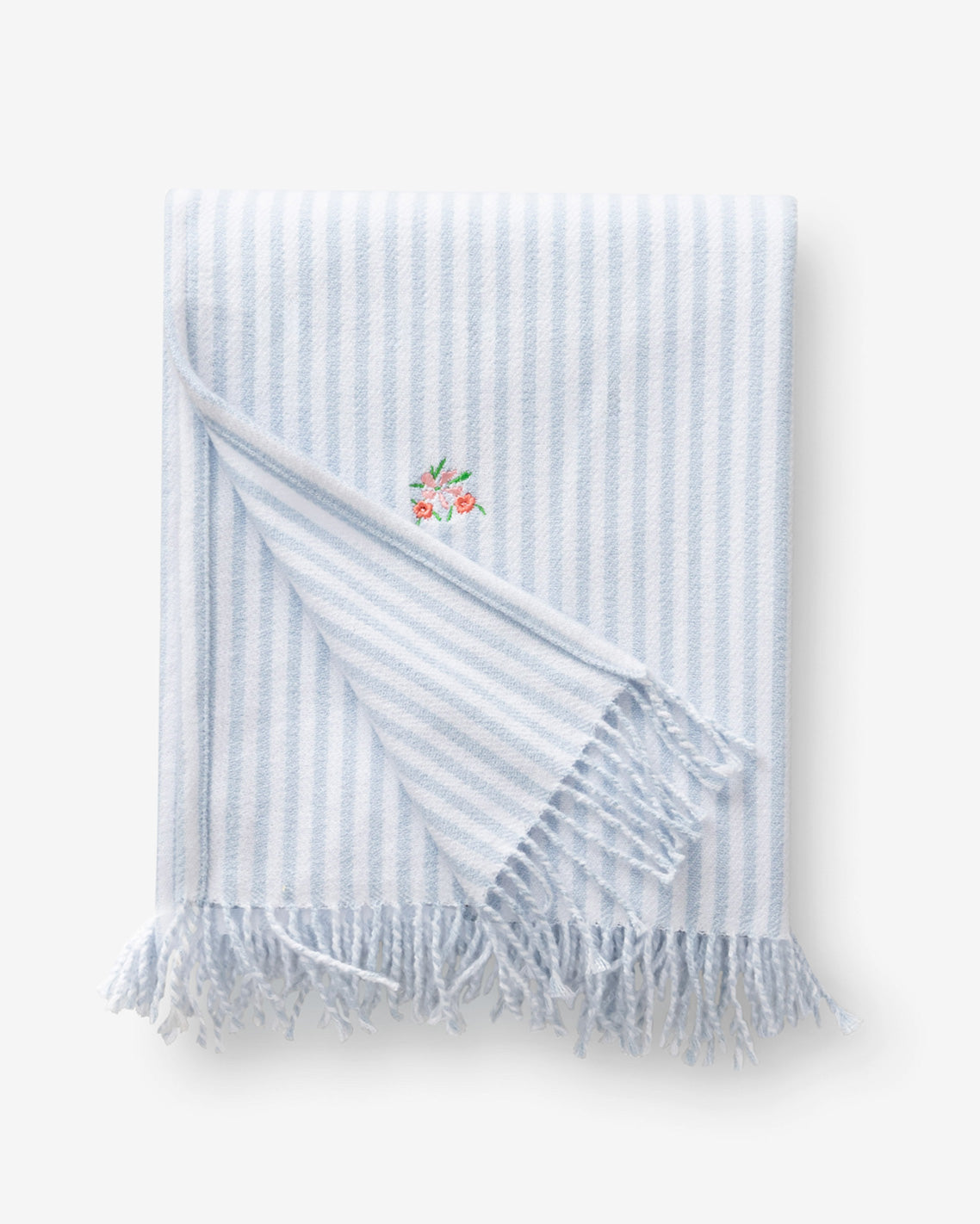 Embroidered Woven Throw Blue Multi - Draper James