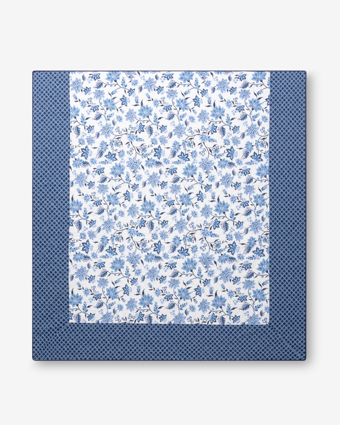 Justina Simple Lattice Quilt Set Blue Multi - Draper James