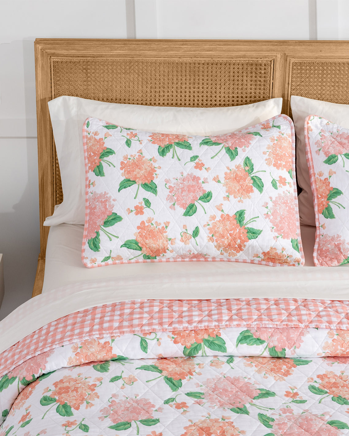 Olivia Hydrangea Quilt Set Pink - Draper James