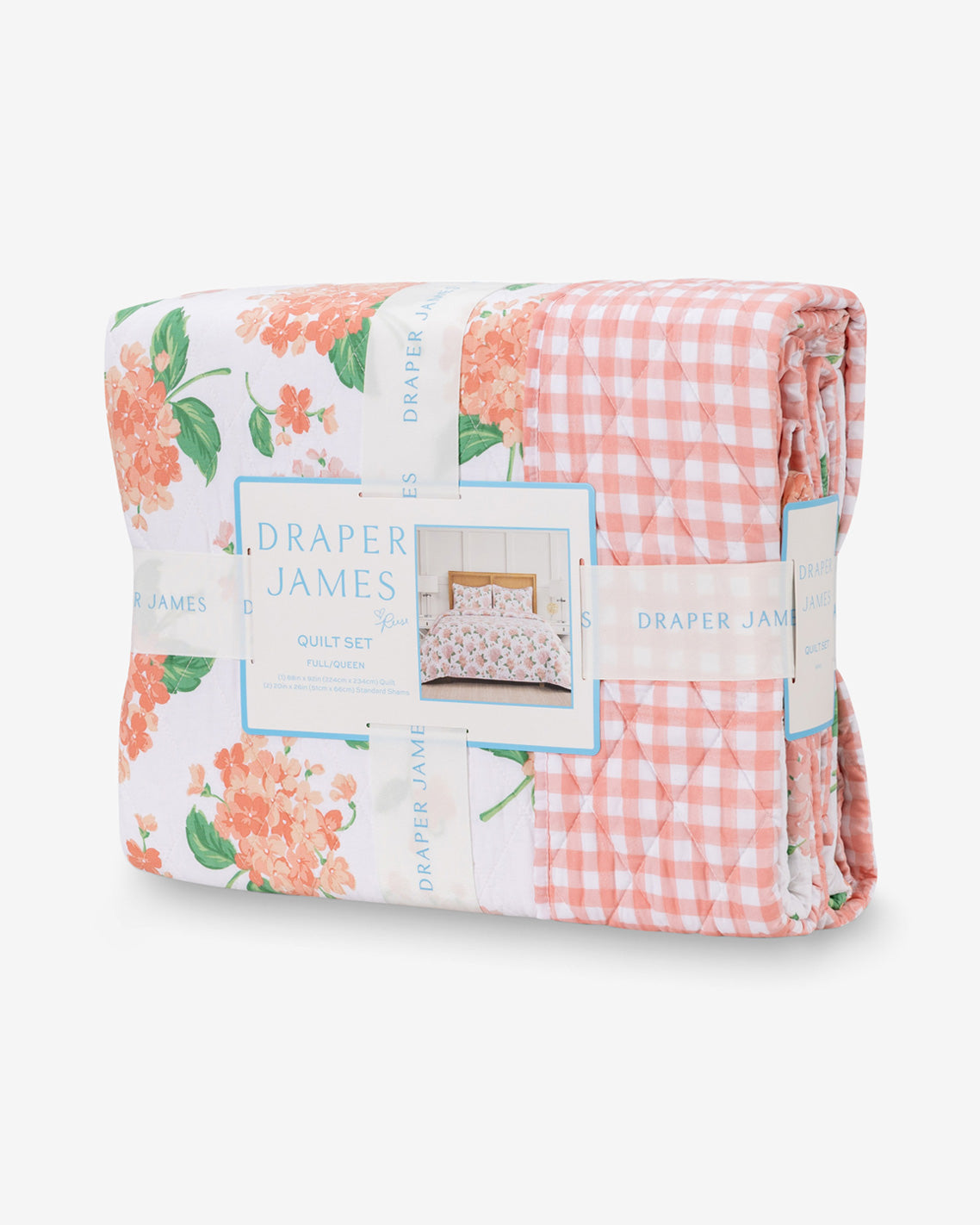 Olivia Hydrangea Quilt Set Pink - Draper James