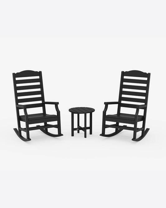 Savannah 3-Piece Rocking Chair Set in Sage Black - Draper James