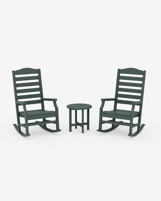Savannah 3-Piece Rocking Chair Set in Gray Forest - Draper James