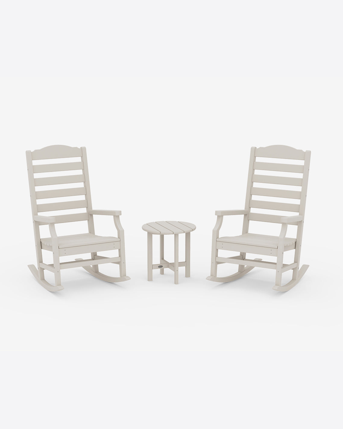 Savannah 3-Piece Rocking Chair Set in White Sand - Draper James