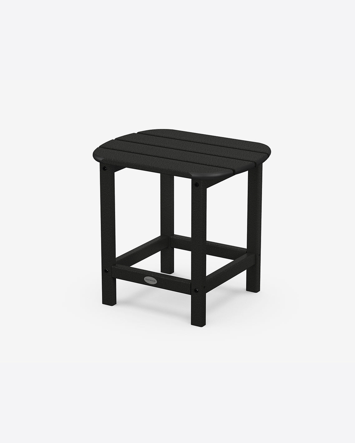 South Beach 18" Side Table in Gray Black - Draper James