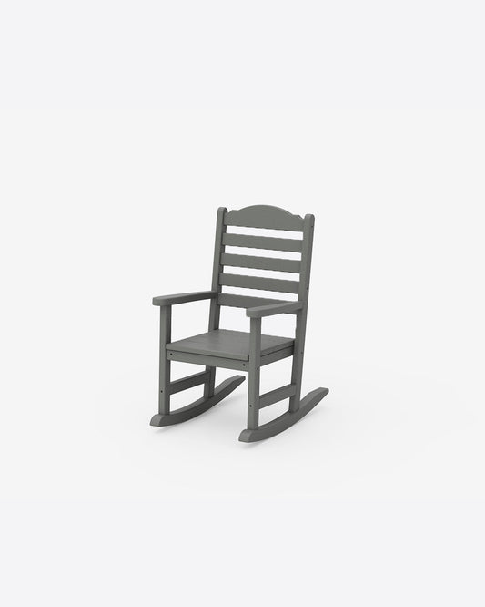 Savannah Kids Rocking Chair in White Slate Grey - Draper James