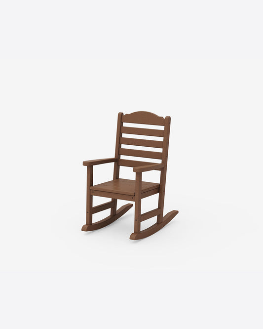 Savannah Kids Rocking Chair in Gray Teak - Draper James