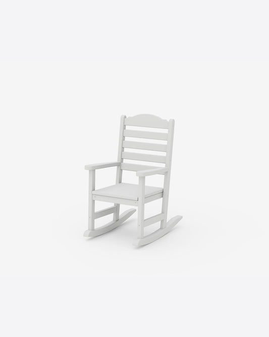 Savannah Kids Rocking Chair in Pink White - Draper James