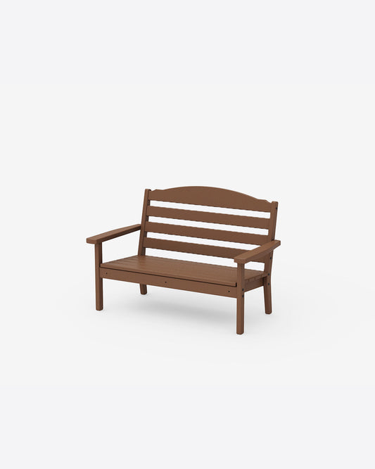 Savannah Kids Bench in Sage Green Teak - Draper James