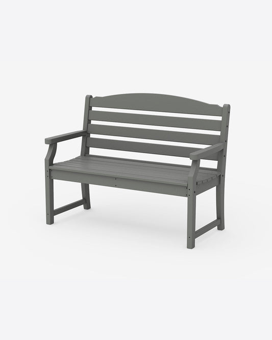 Savannah 48" Bench in Sage Green Slate Grey - Draper James