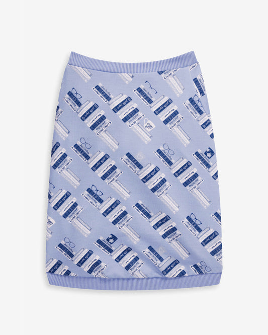 Blue Book Print Sweatshirt Blue Multi - Draper James