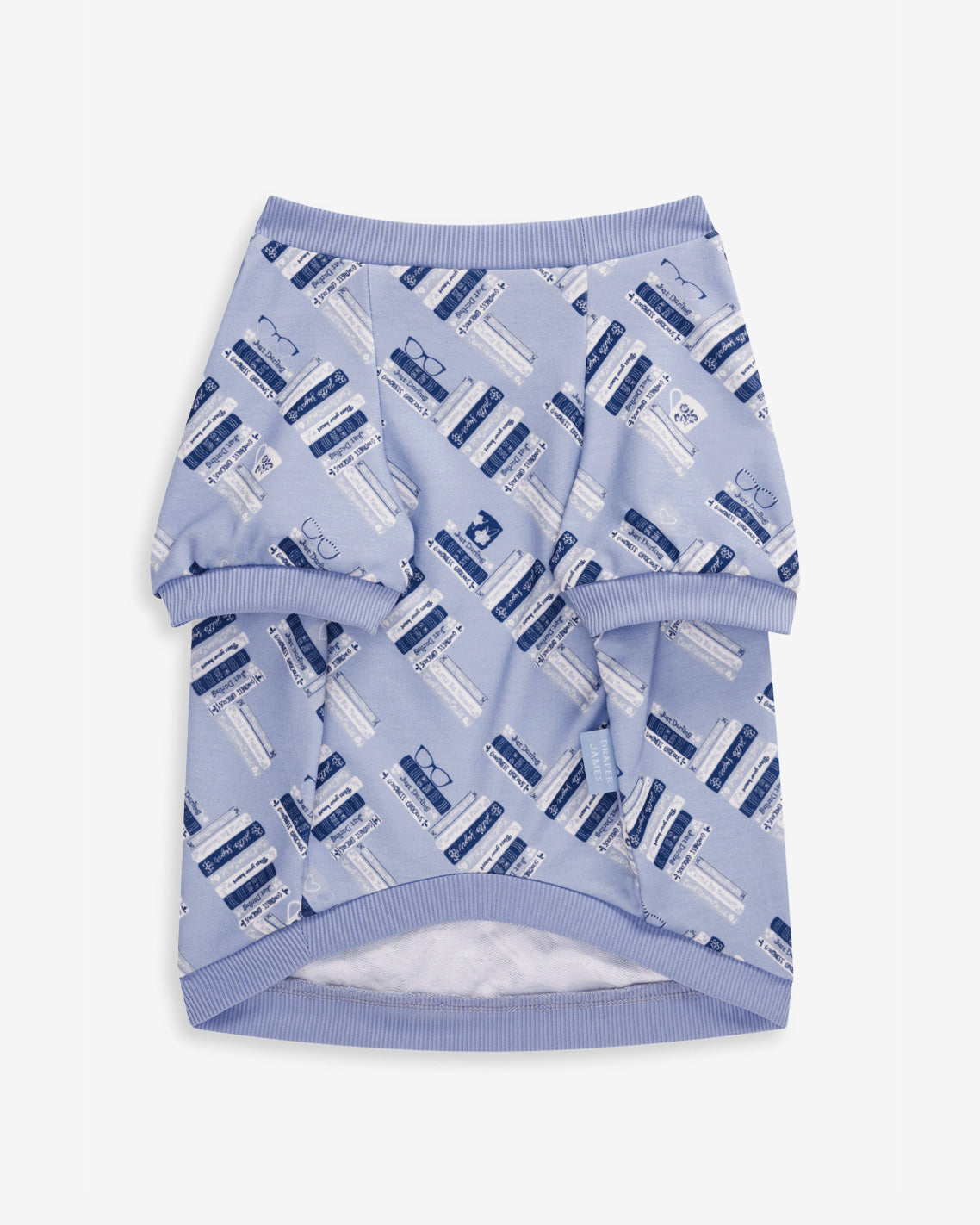 Blue Book Print Sweatshirt Blue Multi - Draper James