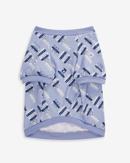 Blue Book Print Sweatshirt Blue Multi - Draper James